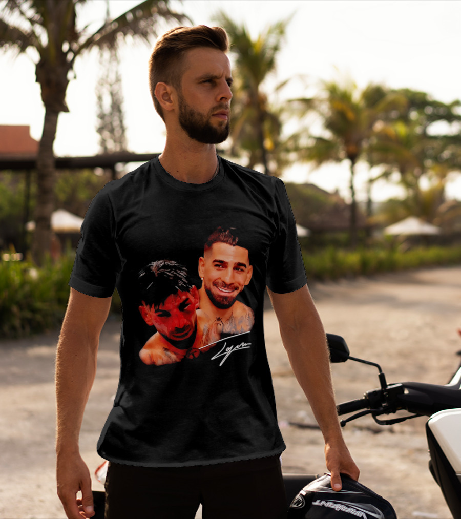 Ilia Topuria UFC Smiley Face And Bleeding Face Signature T-Shirt