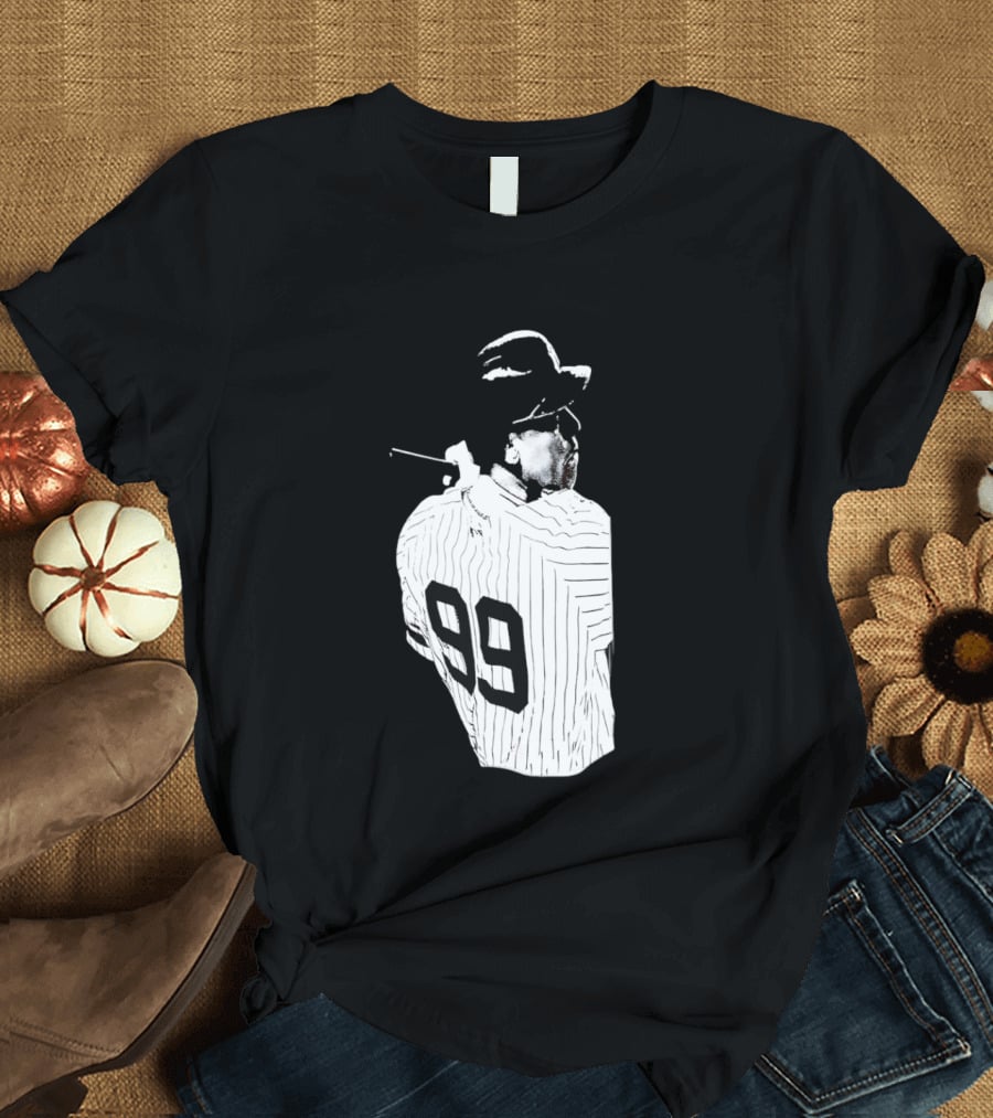 New York Yankees Aaron Judge 99 Pinstripes T-Shirt