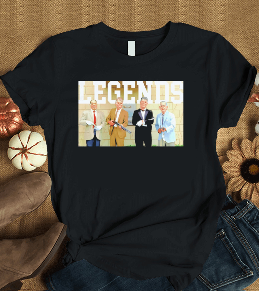 LEGENDS Ex Presidents Point Break Presidential Masks T-Shirt