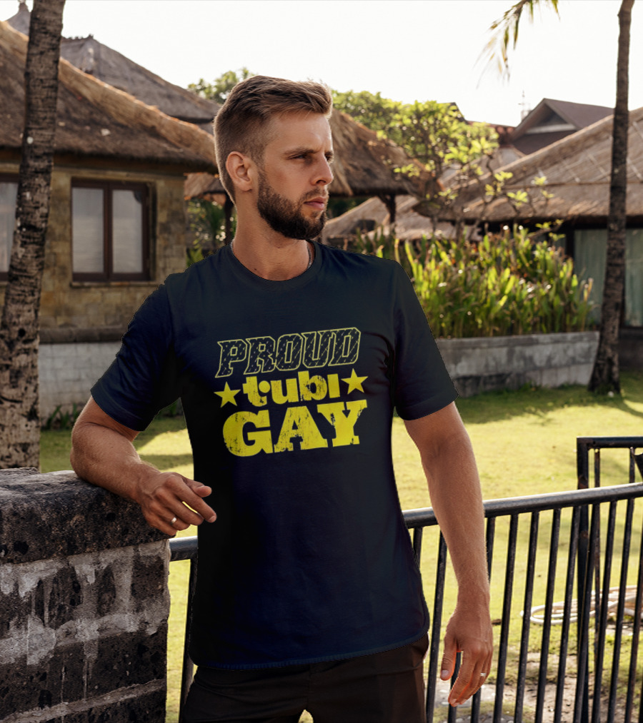 Proud Tubi Gay LGBTQ Pride Streaming Movies T-Shirt