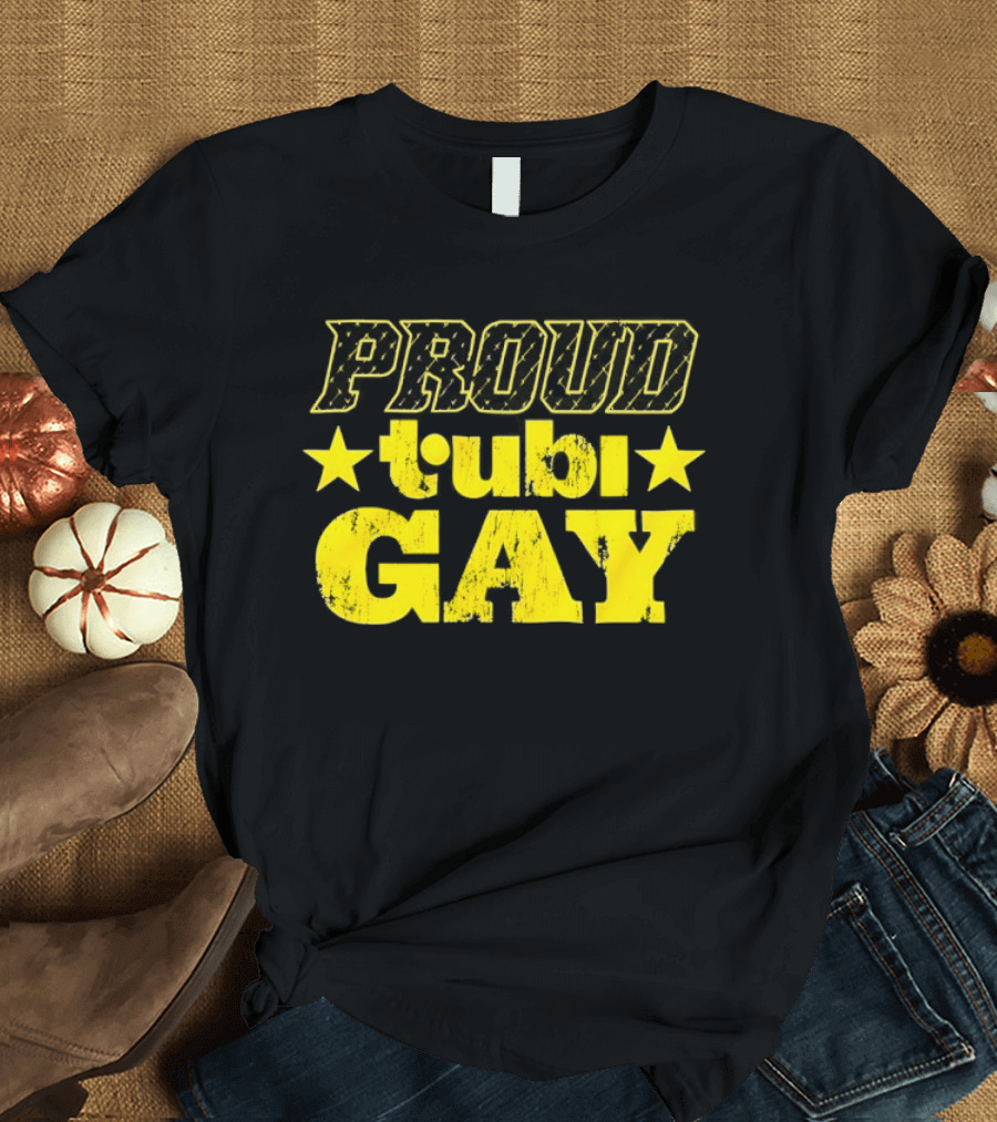 Proud Tubi Gay LGBTQ Pride Streaming Movies T-Shirt