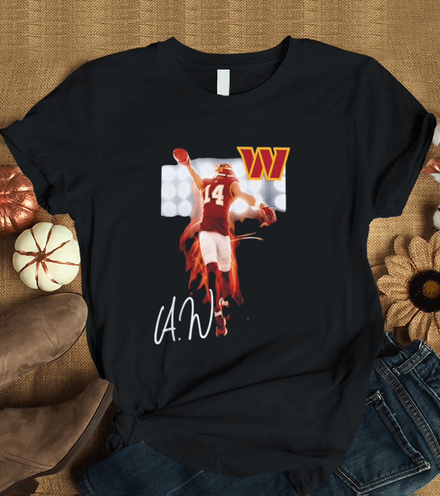 Washington Commanders Antonio Williams 14 AW Football Legacy Rookie T-Shirt