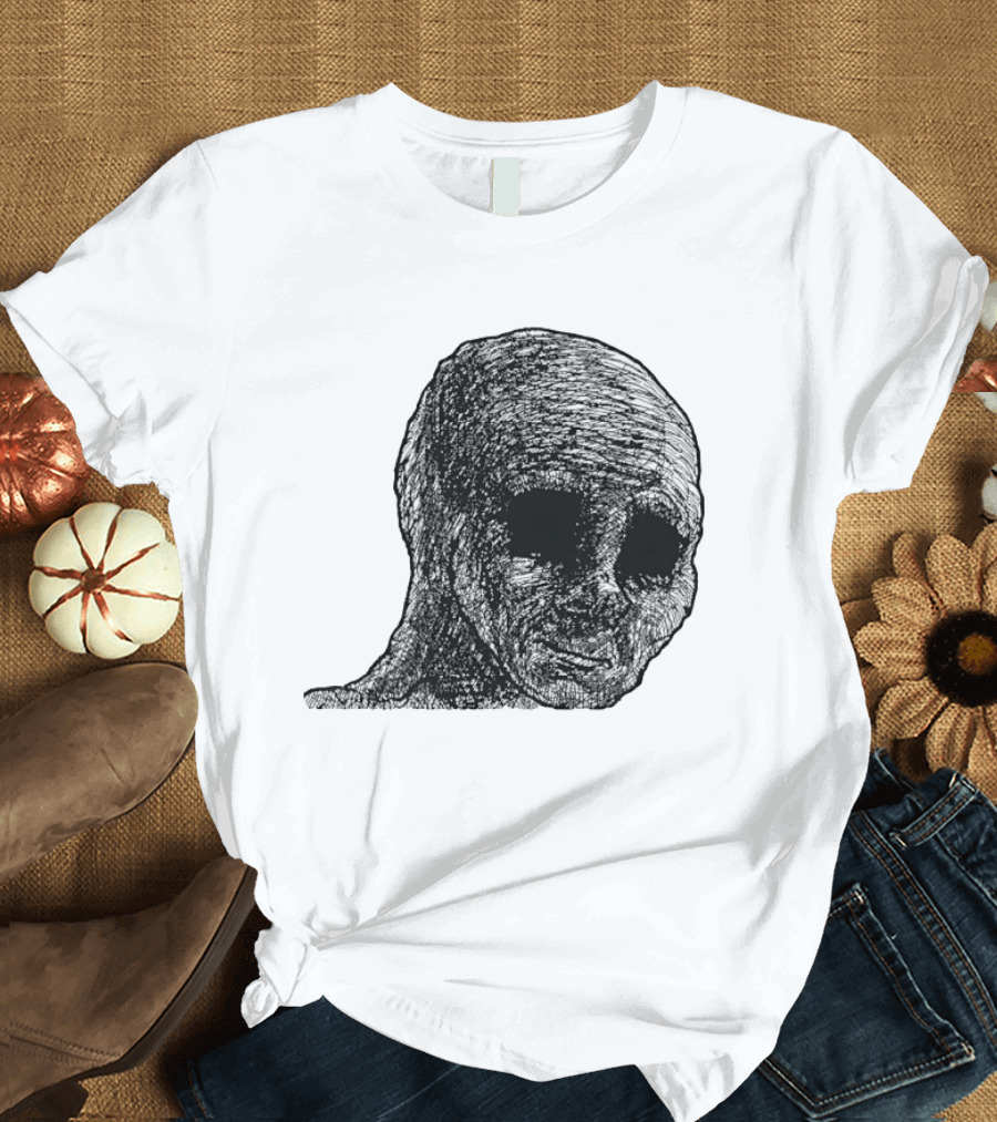 Withered Wojak Feels Doomer Meme Aesthetic T-Shirt