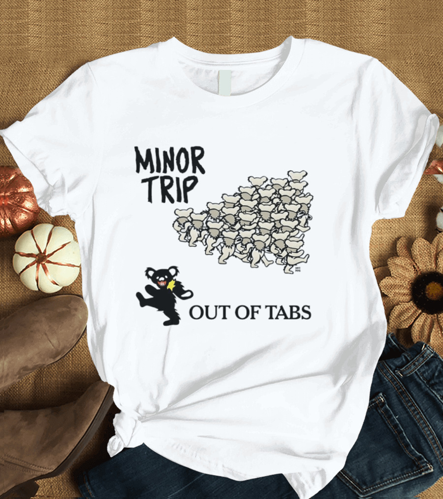 Grateful Dead Dancing Bears Minor Trip Out Of Tabs T-Shirt