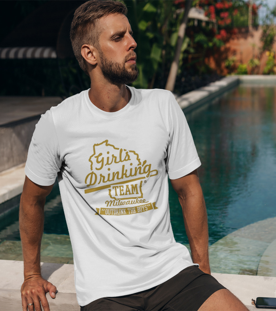 Girl's Drinking Team Milwaukee Wisconsin T-Shirt