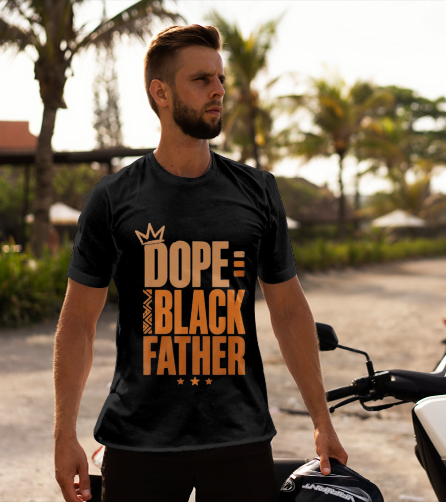 Dope Black Father Crown Stars T-Shirt