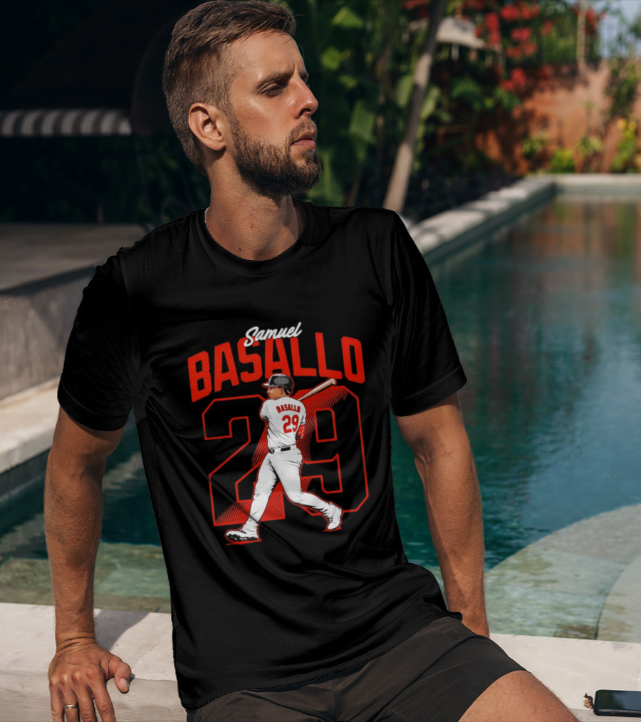 Samuel Basallo 29 Baltimore Orioles Baseball Player T-Shirt