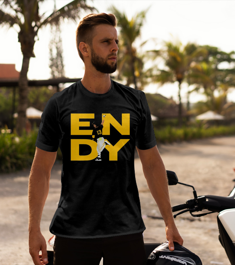 Endy Rodríguez 13 Pittsburgh Pirates Baseball T-Shirt