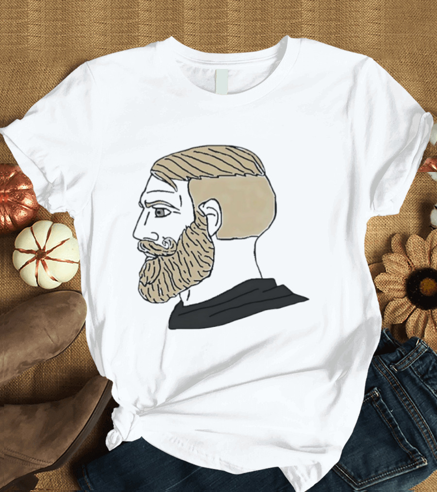 Chad Complex Gigachad Meme Alpha Male Profile T-Shirt