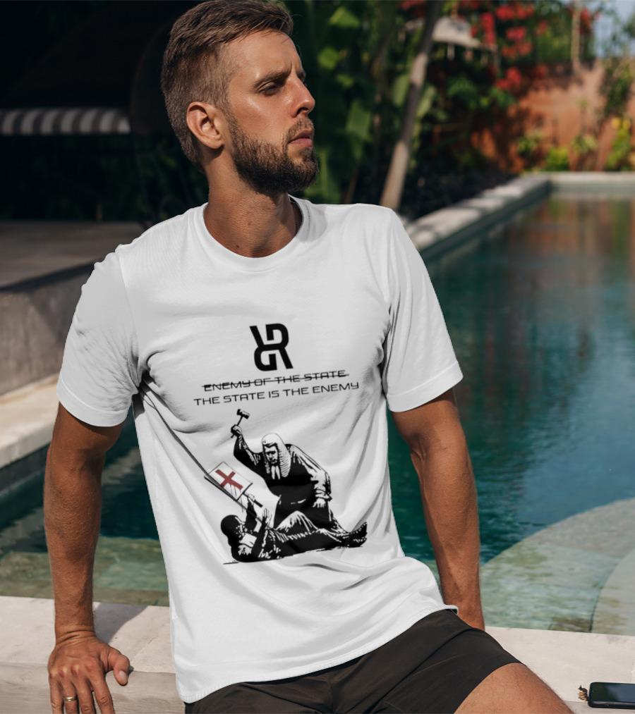Revolutionary Struggle Judging The State Is The Enemy Political Protest T-Shirt
