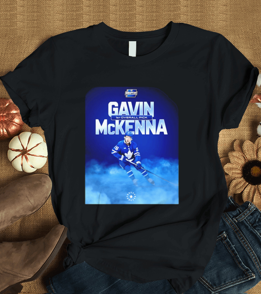 Gavin McKenna 1st Overall Pick 2026 NHL Draft Toronto Maple Leafs T-Shirt
