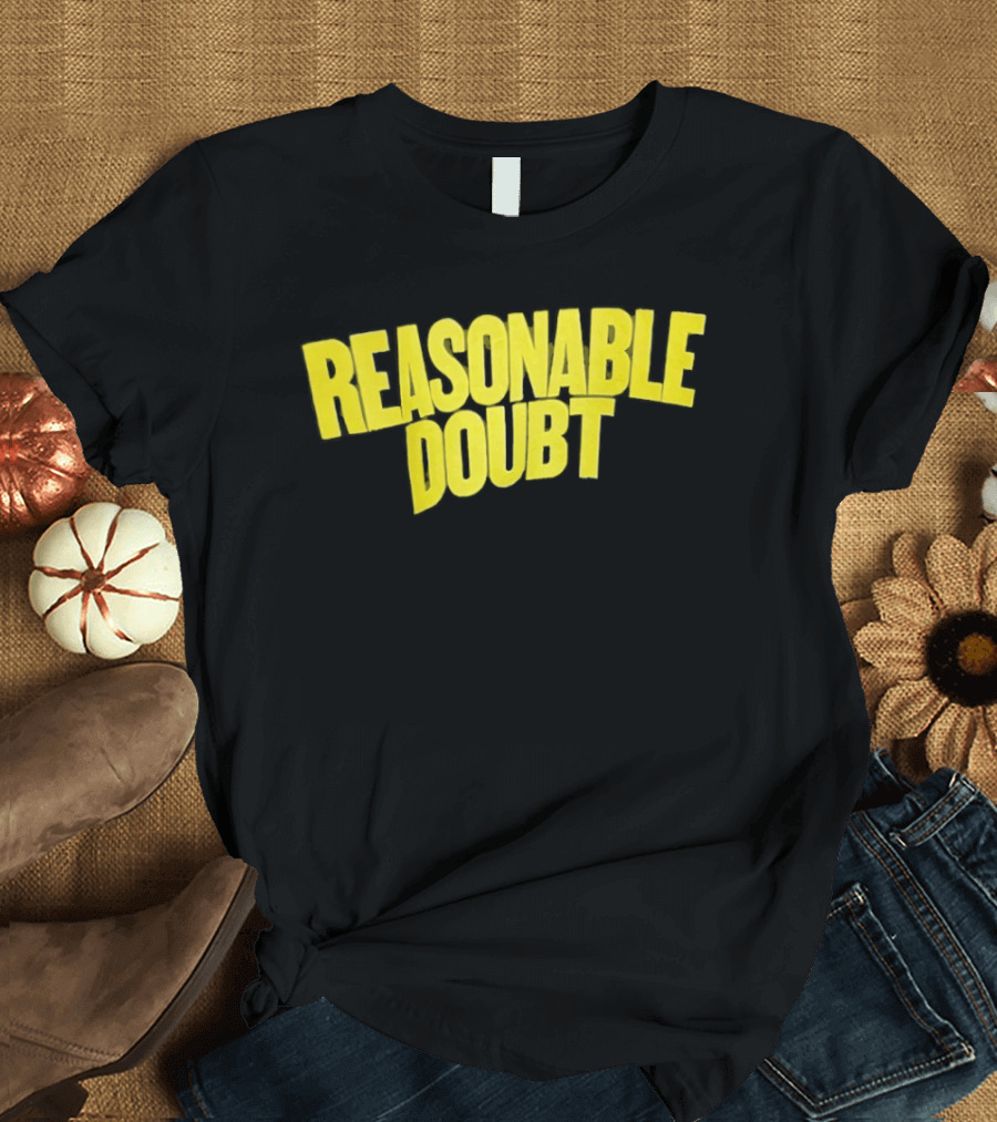 Reasonable Doubt Jay Z Hip Hop Rap Album Classic Bold Yellow T-Shirt