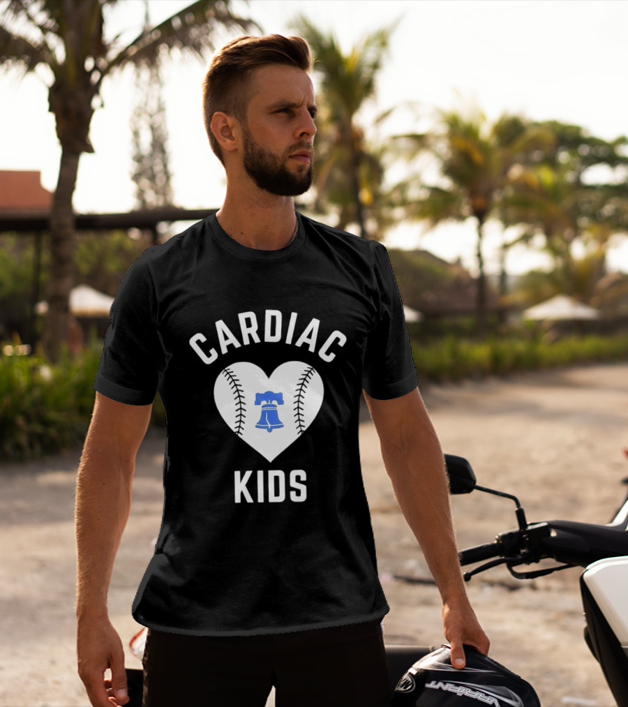 Cardiac Kids Heart Philadelphia Phillies Liberty Bell T-Shirt