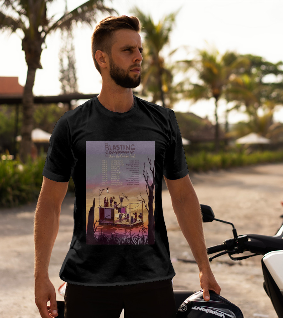 The Blasting Company Plays Over The Garden Wall Tour Dates 2026 Concert Locations T-Shirt