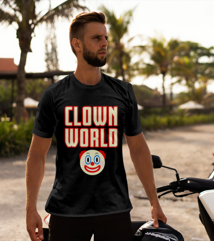 Clown World Satire Humor Iconic Face T-Shirt