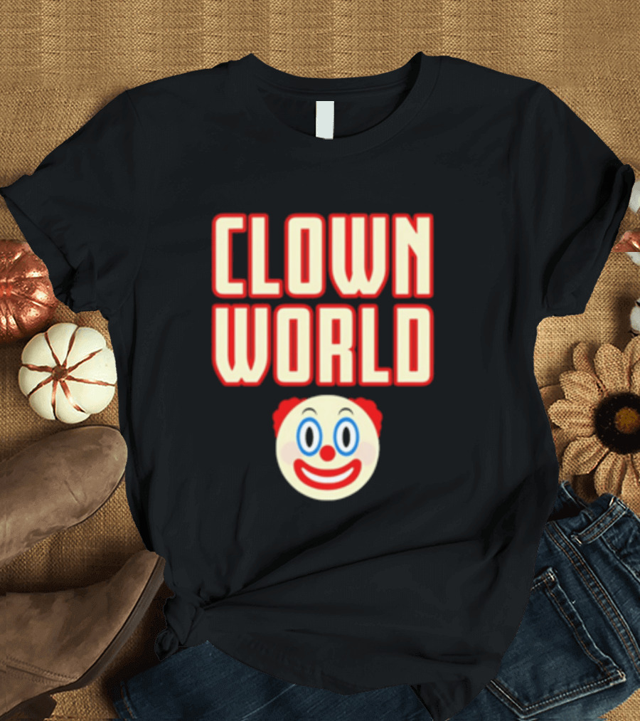 Clown World Satire Humor Iconic Face T-Shirt