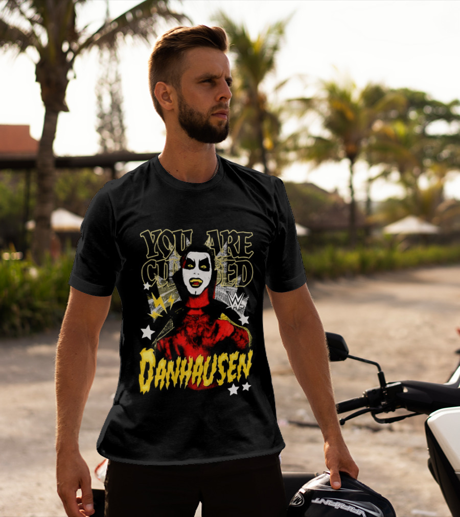 WWE Danhausen You Are Cursed Wrestling Starface T-Shirt