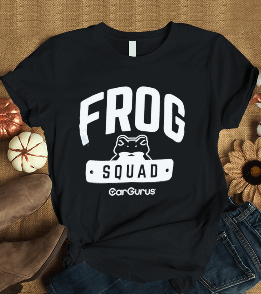 Frog Squad CarGurus Vintage Style Frog Embossed T-Shirt