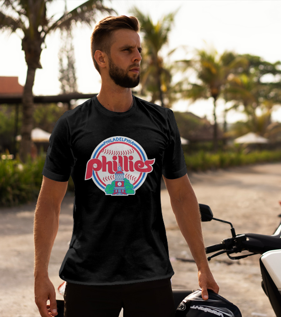 Philadelphia Phillies Independence Hall Baseball Team T-Shirt