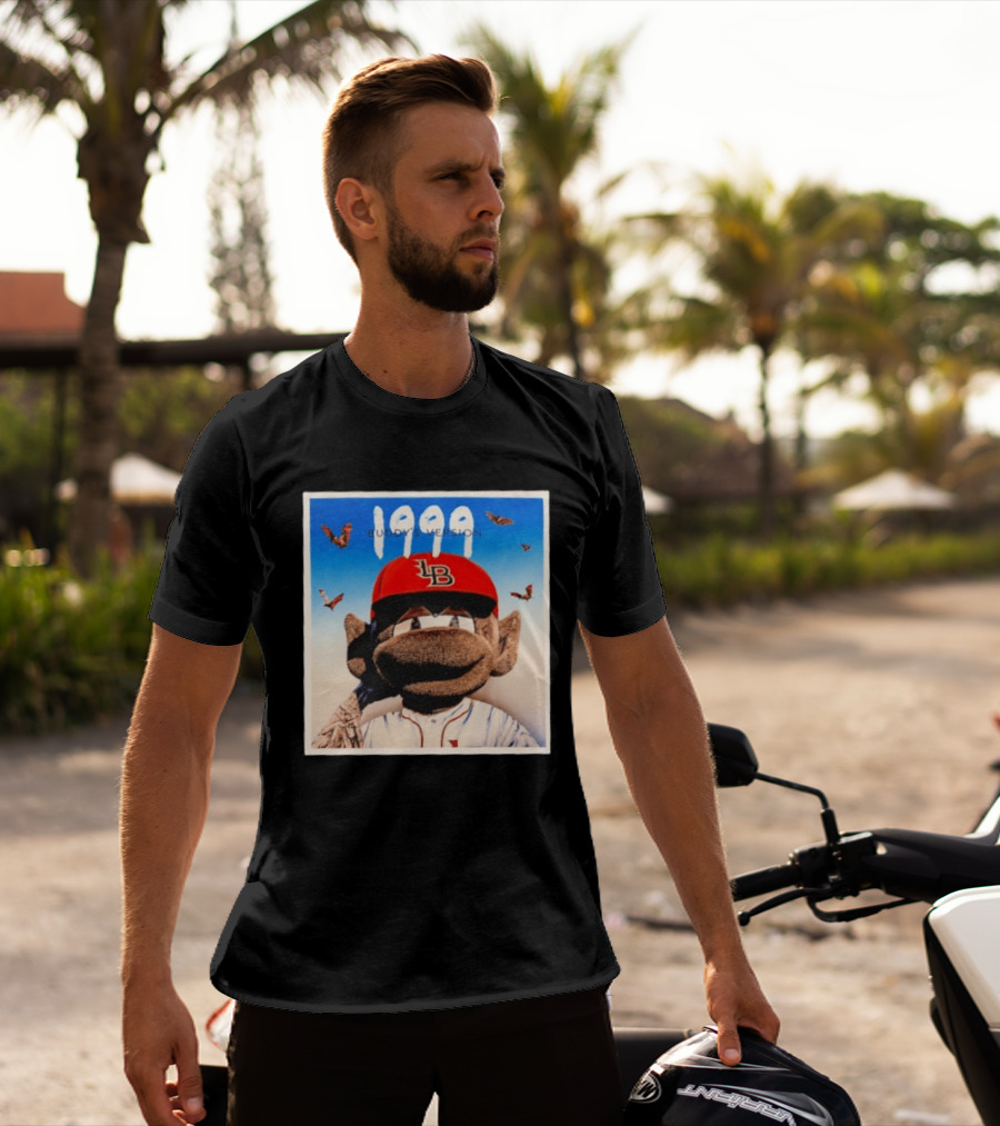1999 Buddy's Version LB Red Cap Baseball T-Shirt