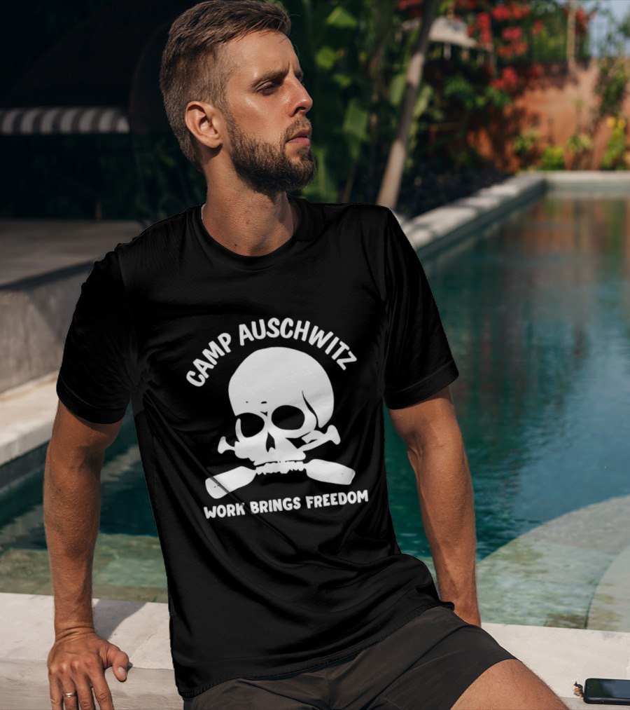 Camp Auschwitz Work Brings Freedom History T-Shirt