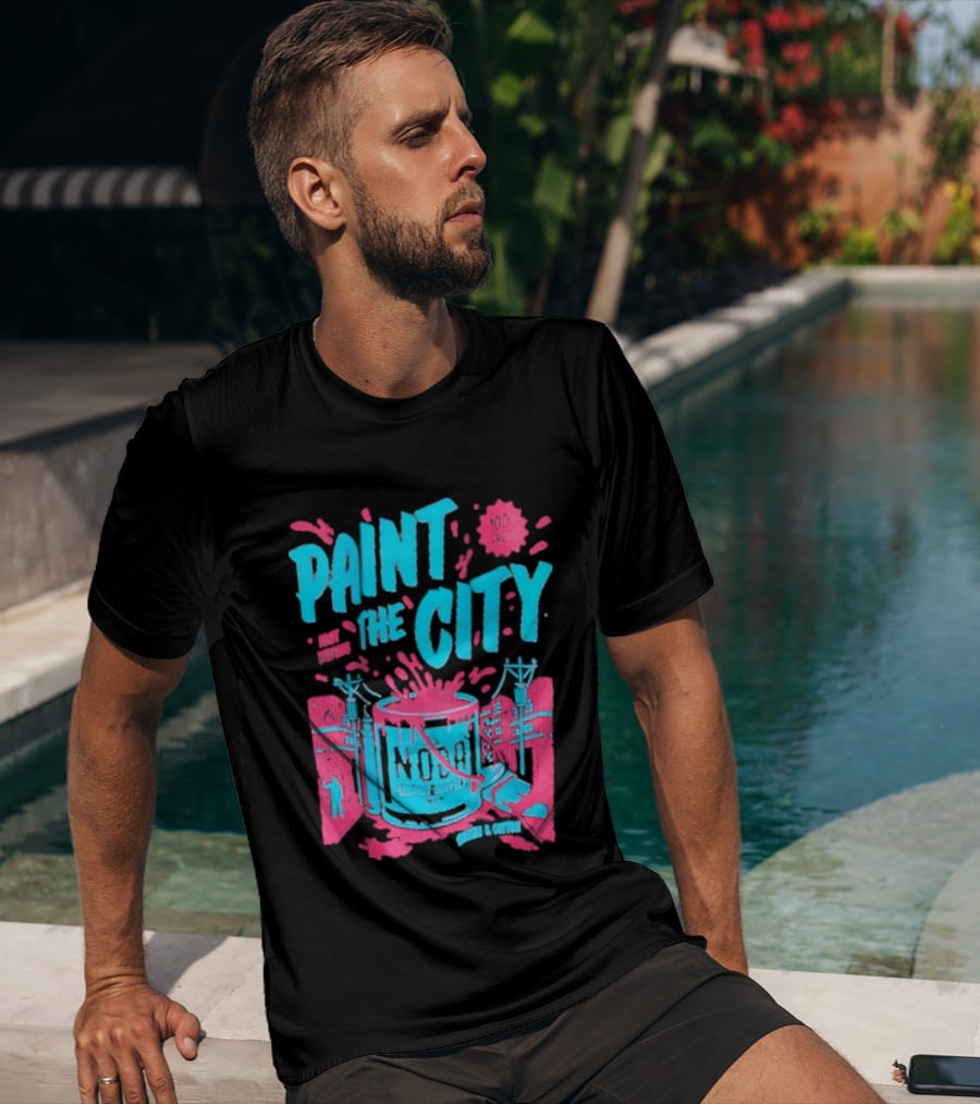 Paint The City Nola New Orleans Drew Orleans T-Shirt