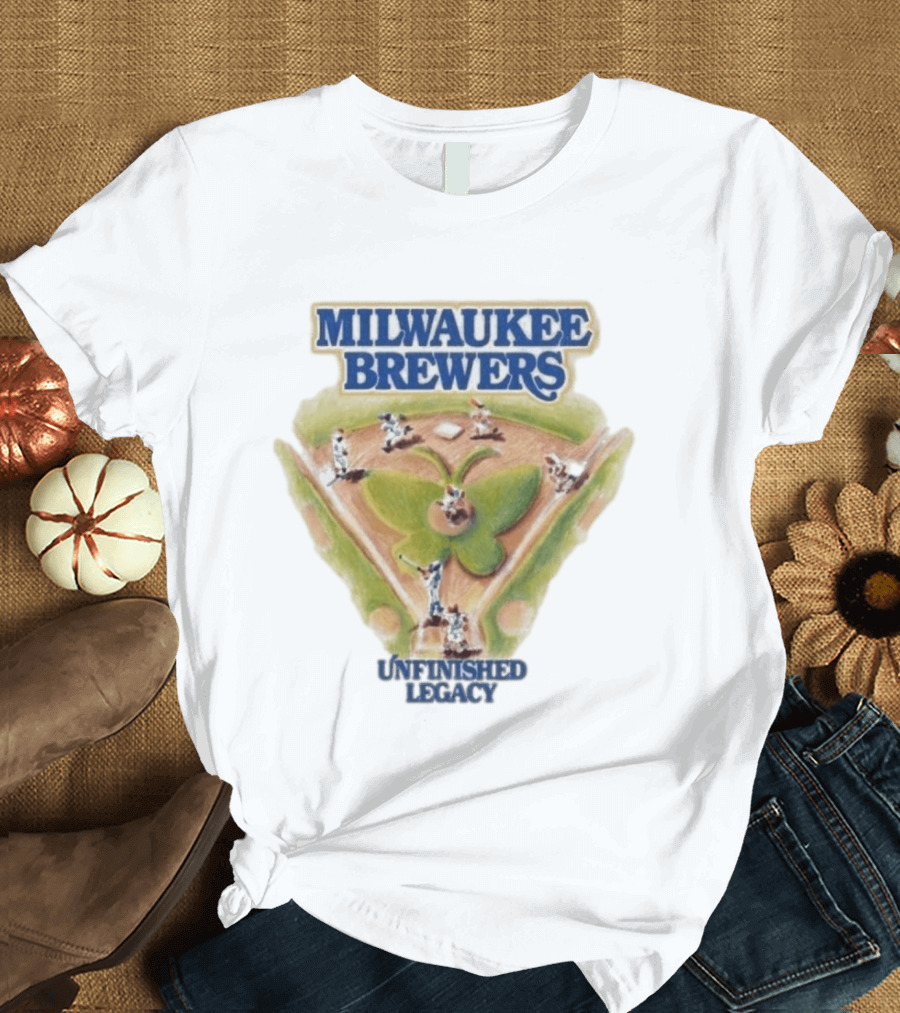 Milwaukee Brewers 2026 Giveaway Unfinished Legacy Local Artist T-Shirt