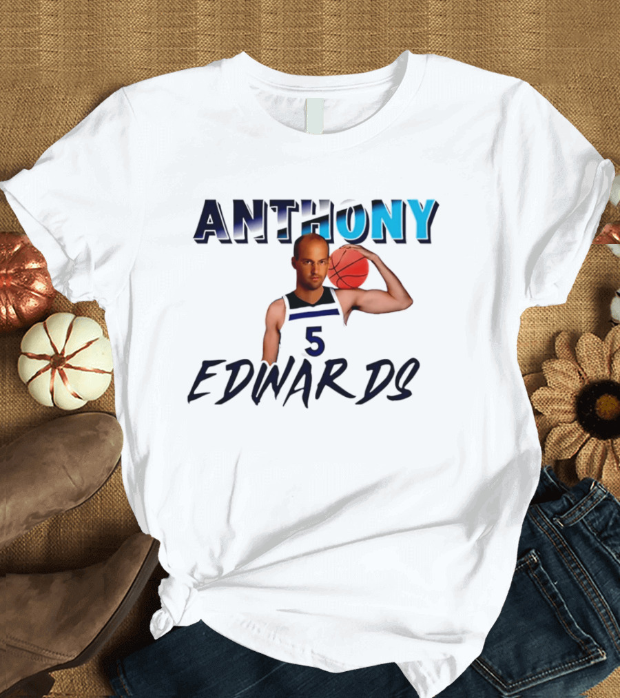Anthony Edwards 5 Minnesota Timberwolves Basketball T-Shirt