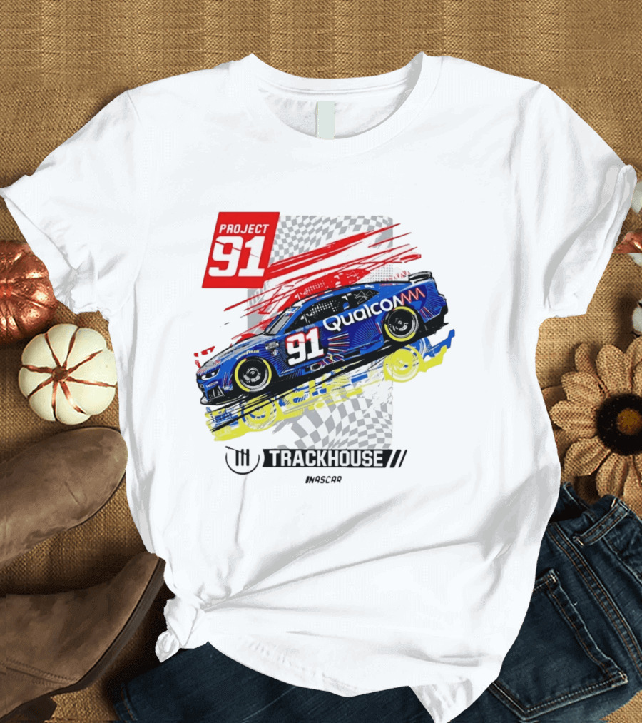 Project 91 Trackhouse Racing Qualcomm NASCAR T-Shirt