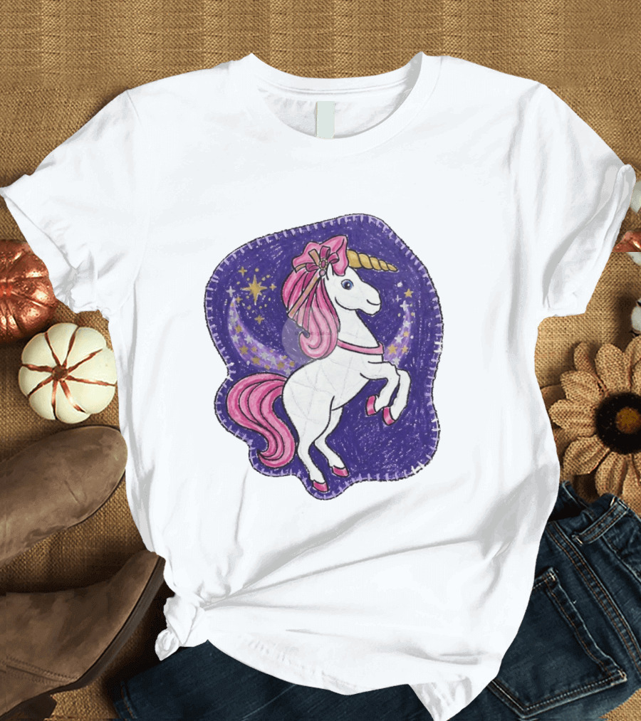 Lizzie Unicorn Dreams Come True Disney Starry Night T-Shirt