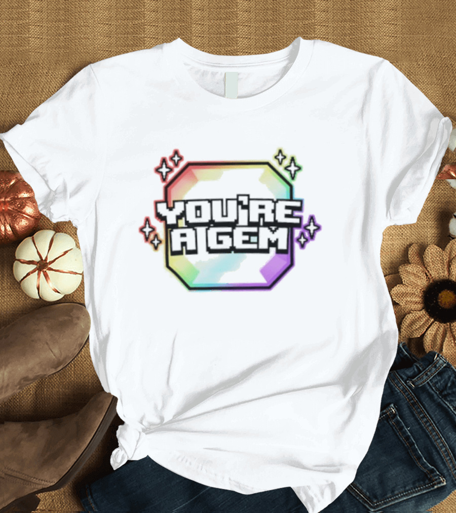 You're A Gem Emidivergent Pride Stars Rainbow T-Shirt