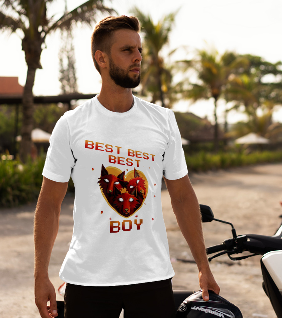 BEST BEST BEST BOY Fox Trio T-Shirt