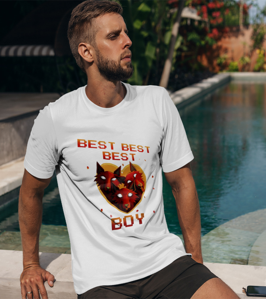 BEST BEST BEST BOY Fox Trio T-Shirt