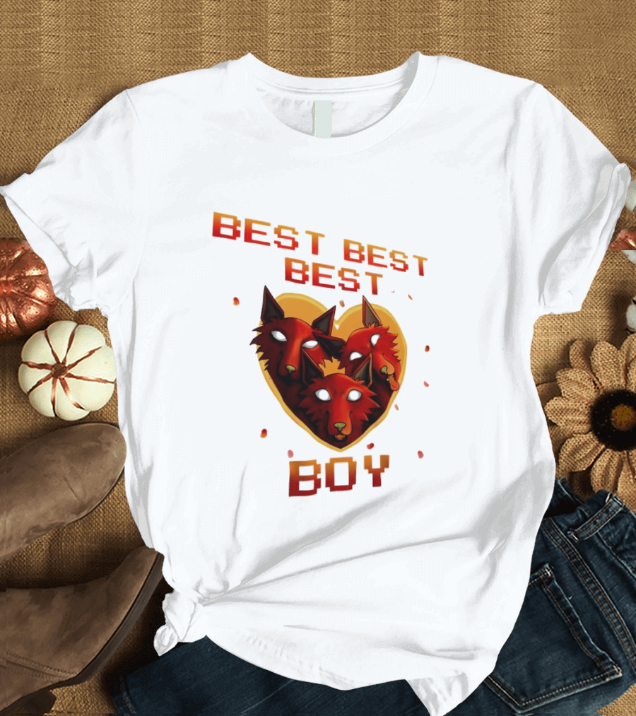 BEST BEST BEST BOY Fox Trio T-Shirt