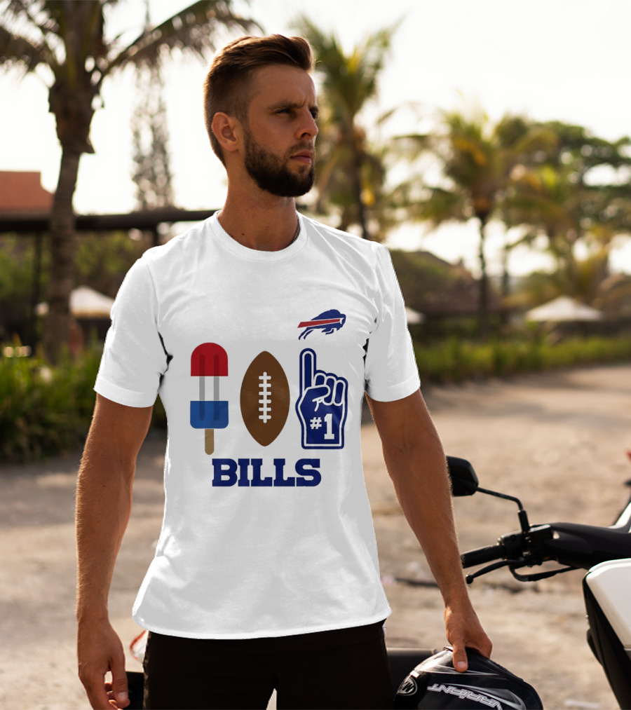 Buffalo Bills Football Popsicle Foam Finger 2026 Season T-Shirt