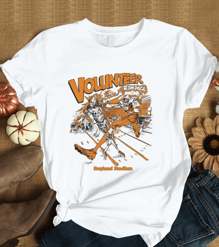 Volunteer Rampage Neyland Stadium Tennessee Volunteers T-Shirt
