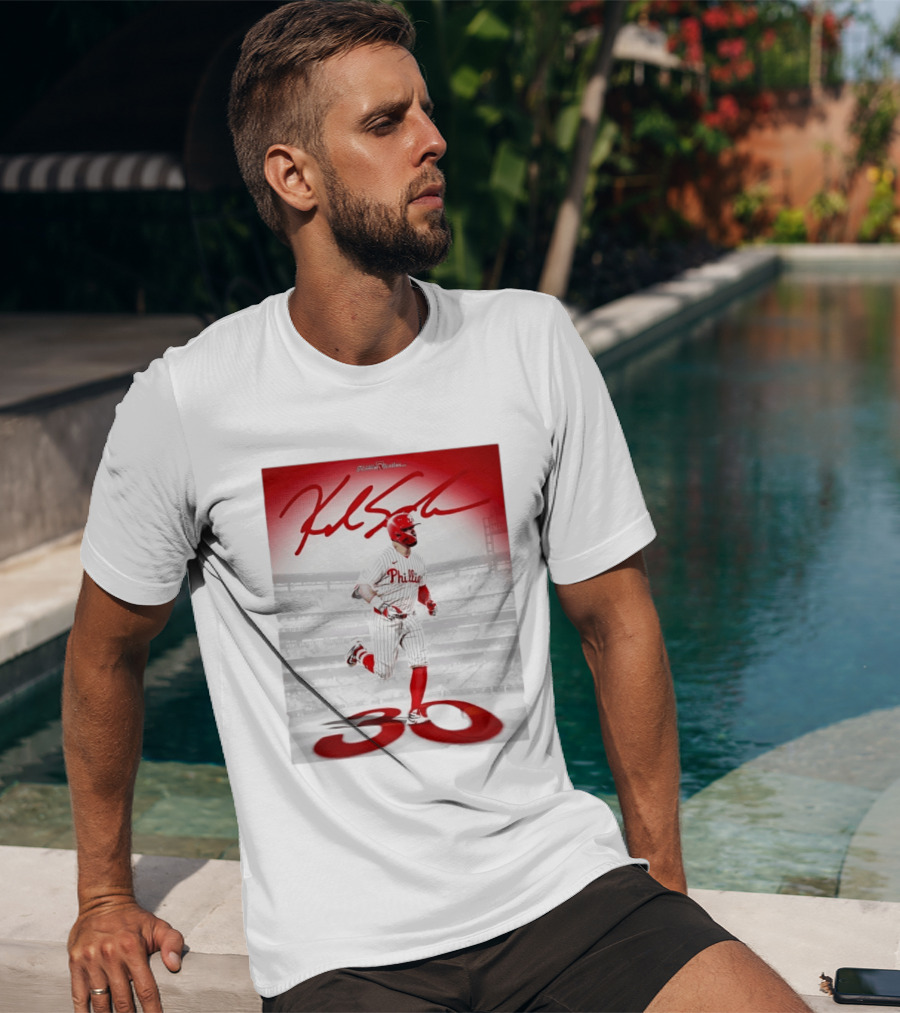 Philadelphia Phillies Kyle Schwarber 30 Home Runs Phillies Stadium T-Shirt