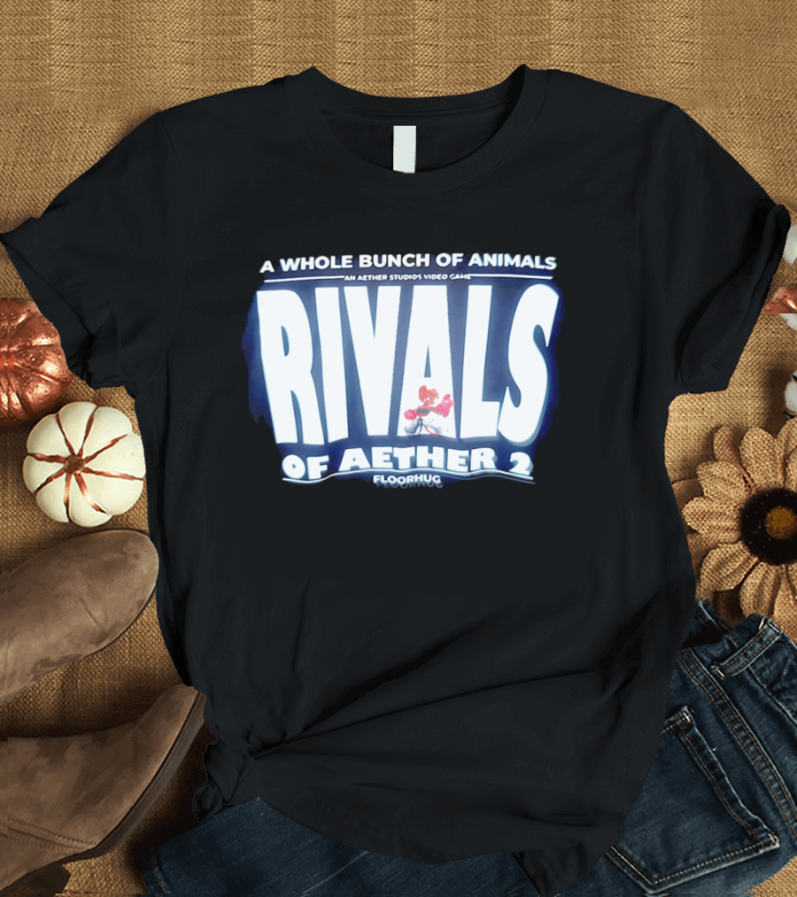 A Whole Bunch Of Animals Rivals Of Aether 2 An Aether Studios Video Game Floorhug T-Shirt