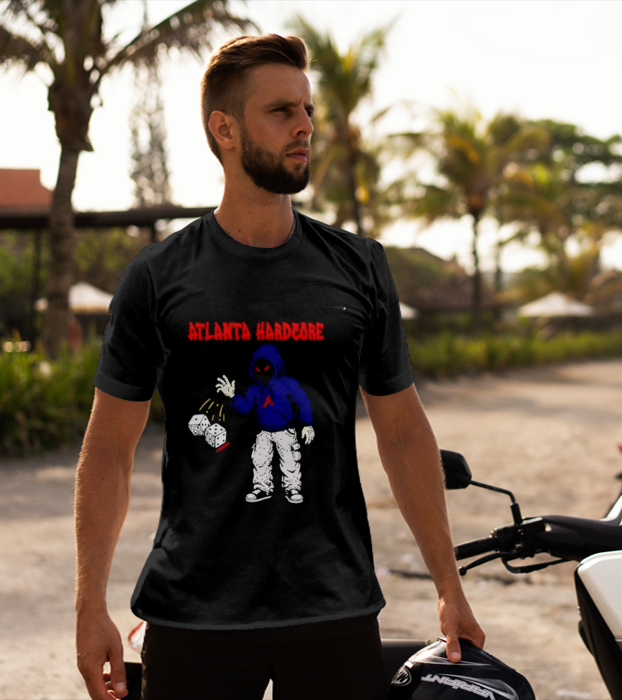 Atlanta Hardcore Braves Dice Throw Streetwear T-Shirt