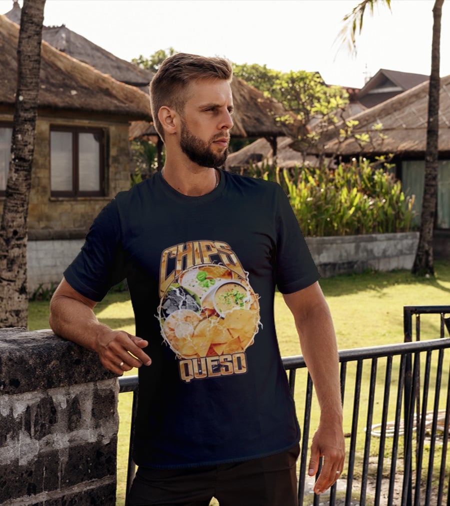 Chips Queso Lightning Bold Flavor Snack Experience T-Shirt