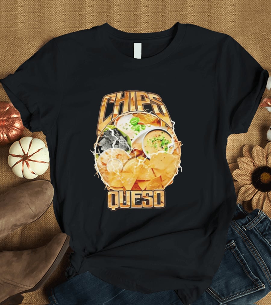 Chips Queso Lightning Bold Flavor Snack Experience T-Shirt