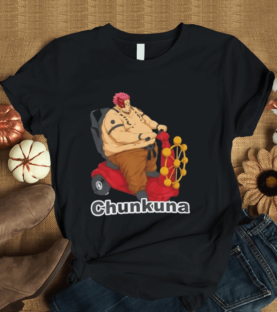 Chunkuna Jujutsu Kaisen Sukuna Parody Anime Manga T-Shirt