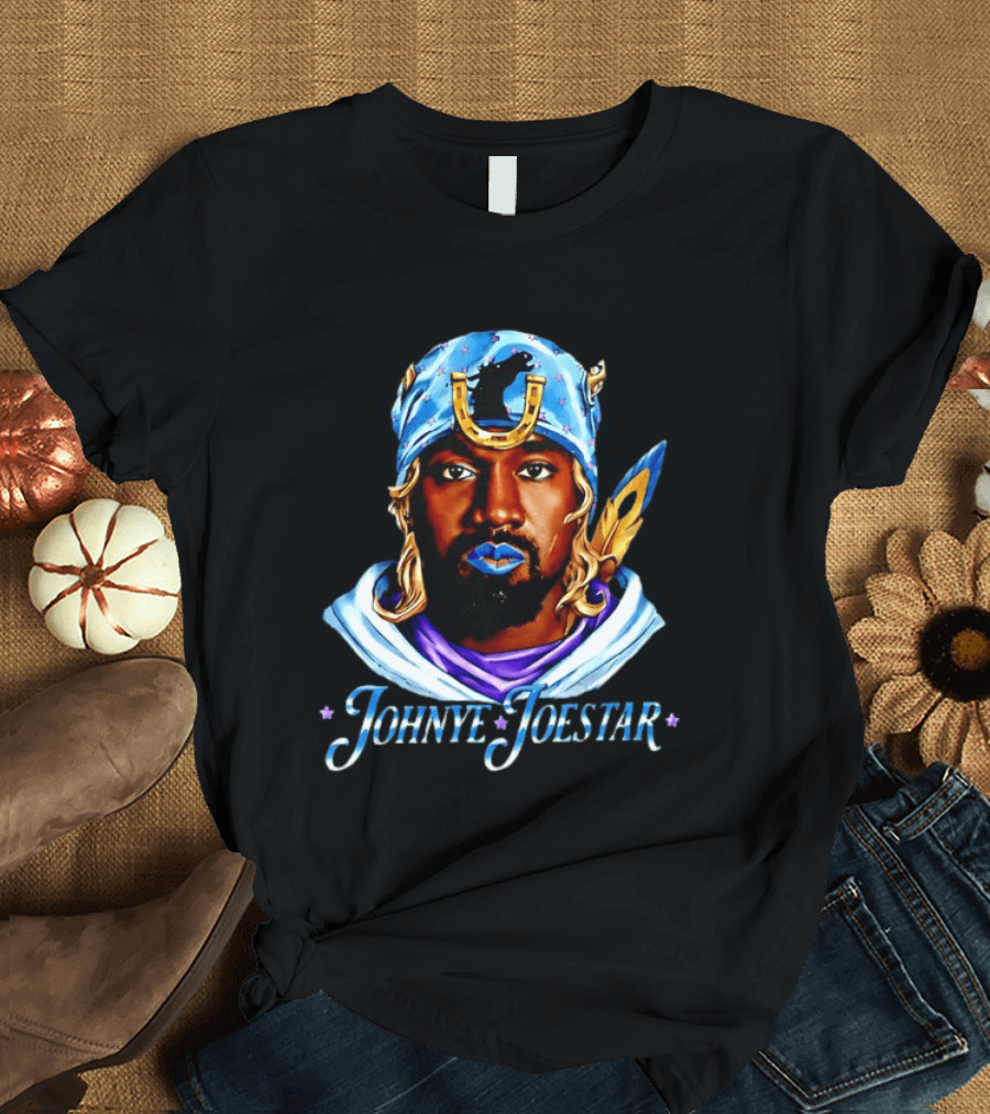 Kanye West Johnye Joestar JoJo's Bizarre Adventure Mashup T-Shirt
