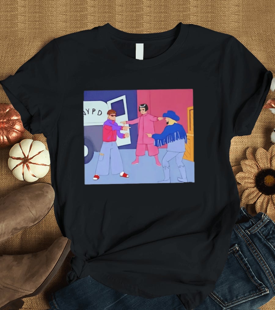 Oliver Tree NYPD Spider Man Pointing Meme T-Shirt