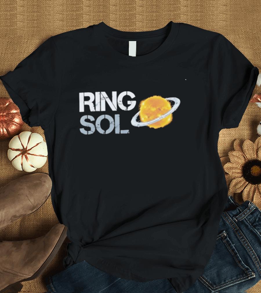 Ring Sol Space Astronomy Science Fiction Solar System Planetary Rings T-Shirt