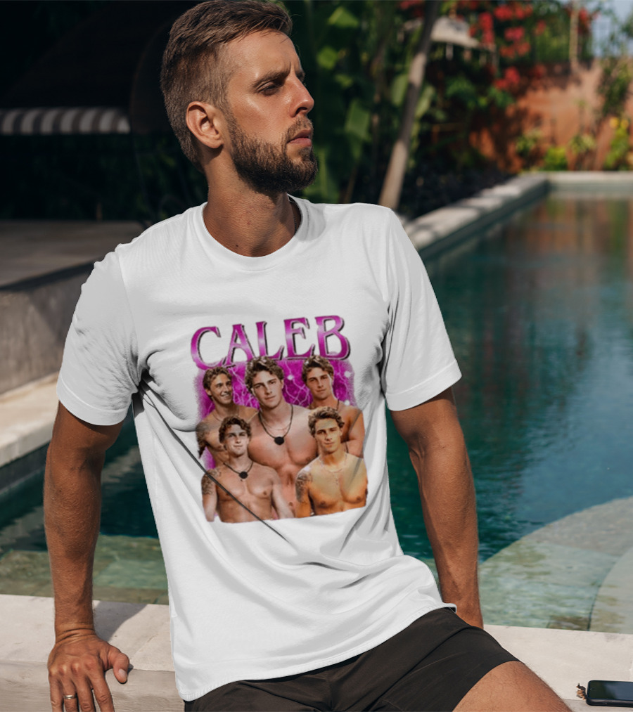 Caleb Love Island USA Reality TV Collage T-Shirt