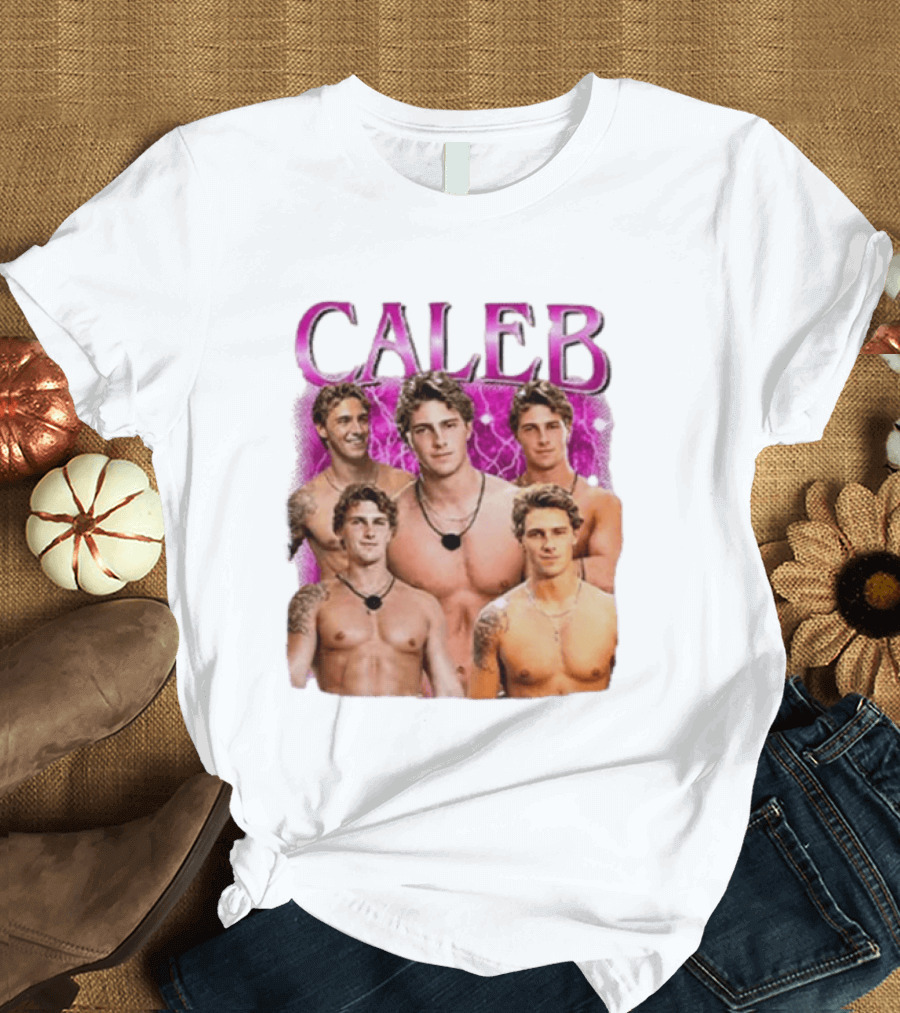 Caleb Love Island USA Reality TV Collage T-Shirt