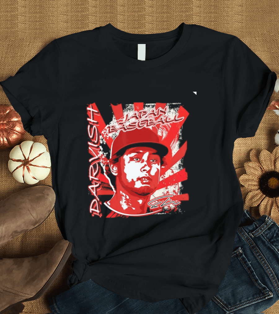 Darvish Japan Baseball MLB International Player Iconic Red T-Shirt