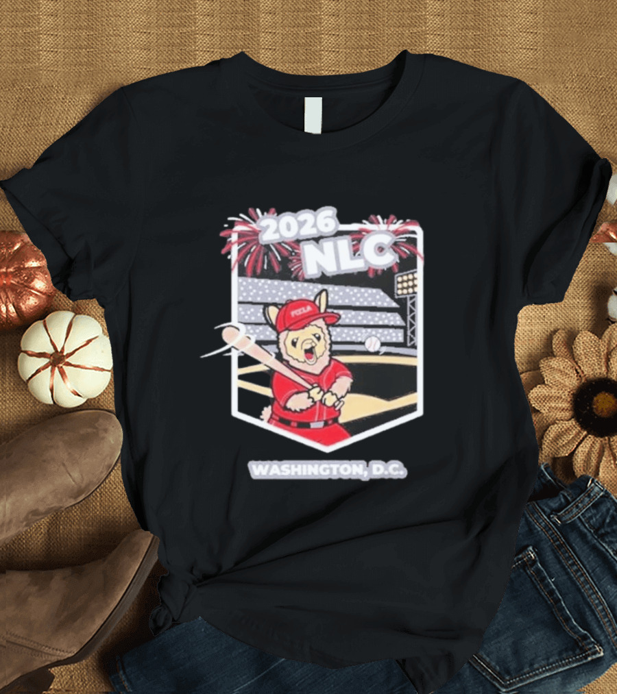 2026 NLC Baseball Llama Stadium Washington DC T-Shirt