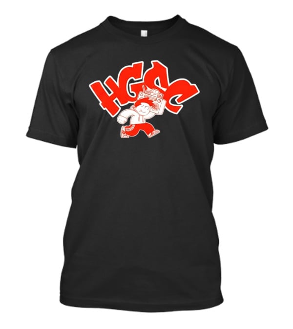 HGSC Hip Hop Boombox Radio 80s Music T-Shirt